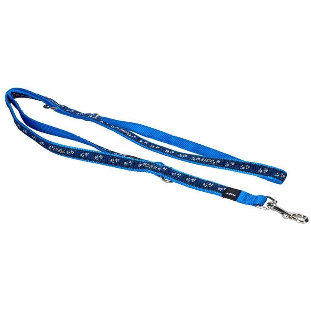 Rogz Multipurpose line 180×1,6cm Paws on Blue